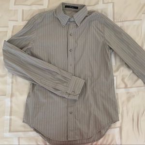 Joe’s Jeans Gray Long-Sleeve Button Up